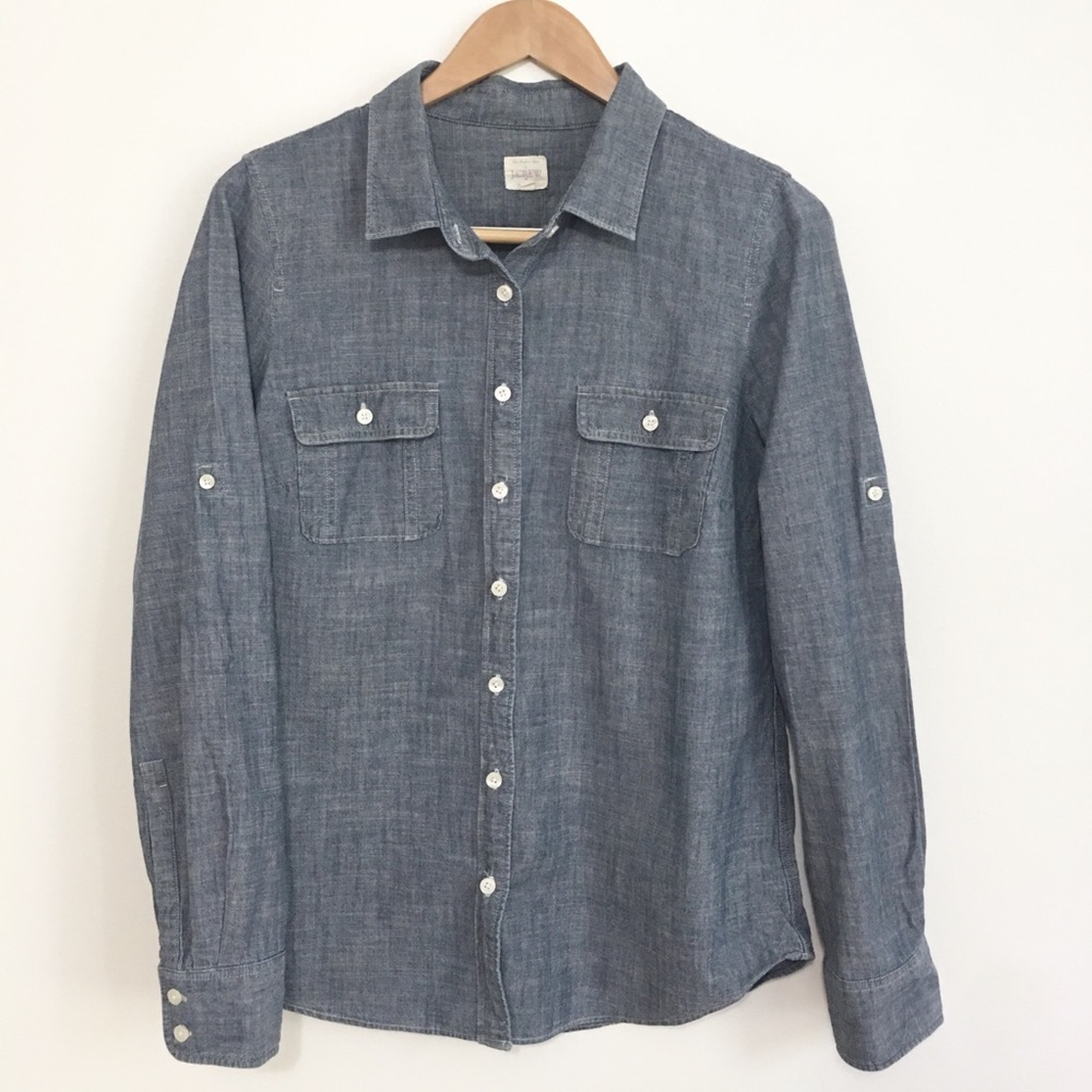 J Crew Factory Chambray Shirt